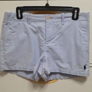 Polo by Ralph Lauren Sky Blue Women's Short Size 4 100 Cotton.